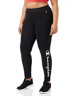 Legginsy - Champion Legginsy damskie z logo American Classics, czarny, L - miniaturka - grafika 1