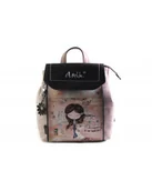 Plecaki - PLECAK ANEKKE - 38825-035 PEACE & LOVE PINK - Anekke - miniaturka - grafika 1