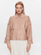 Kurtki damskie - DKNY Kurtka bomber P3ACTR28 Beżowy - miniaturka - grafika 1
