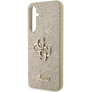 Guess GUHCS23FEHG4SGD S23 FE S711 złoty/gold hardcase Glitter Script Big 4G - Etui i futerały do telefonów - miniaturka - grafika 5