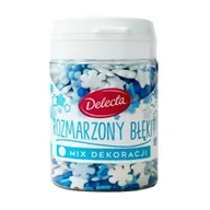 Dodatki do ciast w proszku - Delecta Dekoracje posypka Rozmarzony Błękit 55 g - miniaturka - grafika 1