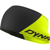 Czapki i chusty sportowe damskie - DYNAFIT Opaska na głowę UPCYCLED PTC Headband Lime Punch - miniaturka - grafika 1