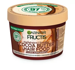 Fructis Cocoa Butter Hair Food wygładzająca maska do włosów puszących się i niesfornych 400 ml - Maski do włosów - miniaturka - grafika 1