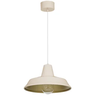 Beżowo-złota, ponadczasowa lampa wisząca ⌀36 LX 4047 z serii CLASS - Lampy sufitowe - miniaturka - grafika 1