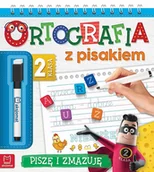 Pomoce naukowe - Aksjomat ORTOGRAFIA Z PISAKIEM KLASA 2 PISZĘ I ZMAZUJĘ Książki z rabatem 70% zabawki z rabatem 50% - miniaturka - grafika 1