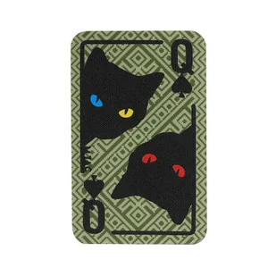 M-Tac - Naszywka Queen of Spades - Cordura 500D - Ornament - Oliwkowy - 51362001 - Odzież taktyczna i umundurowanie - miniaturka - grafika 1