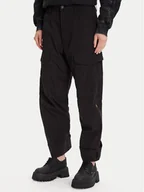 Spodnie damskie - G-Star Raw Spodnie materiałowe Cargo 3D D27022-D909 Czarny Boyfriend Fit - miniaturka - grafika 1