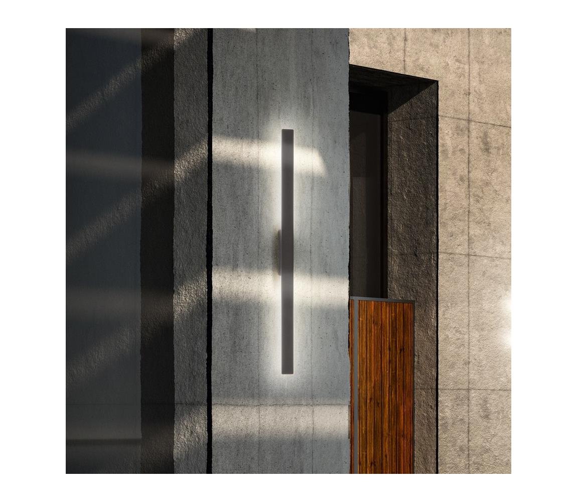 Ideal Lux - LED Kinkiet zewnętrzny LINEA LED/23W/230V CRI 90 144cm IP54 antracyt