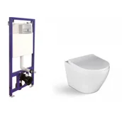 Stelaże i zestawy podtynkowe do WC - LAVEO VMDA600S Zestaw AKAN i DESNA Zestaw podtynkowy: stelaż podtynkowy - miniaturka - grafika 1