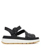 Sandały damskie - Clarks Sandały Tuscan Strap 26181473 Czarny - miniaturka - grafika 1