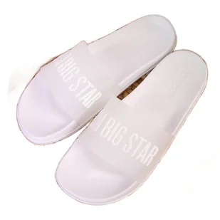 Klapki damskie basenowe białe Big Star FF274A199 - Klapki i japonki damskie - miniaturka - grafika 1