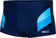 Kąpielówki męskie - Aqua-Speed Spodenki pływackie ARON granatowo-niebieskie M-5XL Aqua Speed Rozmiar 5XL - miniaturka - grafika 1