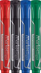 Marker permanentny różne kolory Maped 4szt OKRĄGŁY - Zakreślacze - miniaturka - grafika 1