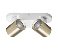 Lampy sufitowe - Kanlux 38965 - Oświetlenie punktowe LAURIN 2xGU10/10W/230V mosiądz/biały - miniaturka - grafika 1