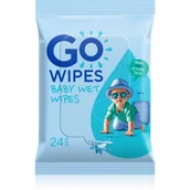 Kosmetyki kąpielowe dla dzieci - GoWipes Baby Wet Wipes delikatne nawilżane chusteczki dla dzieci 24 szt. - miniaturka - grafika 1