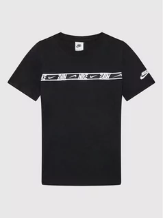 Bluzy dla chłopców - Nike T-Shirt Sportswear DQ5102 Czarny Regular Fit - grafika 1