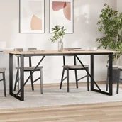 Stoły - vidaXL Stół jadalniany z czworokątnymi nogami, 180x90x75 cm - miniaturka - grafika 1