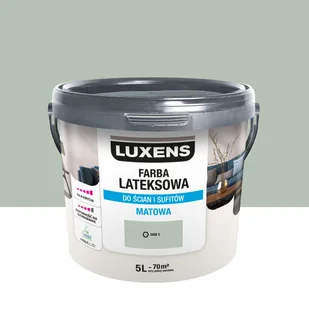 Luxens Farba lateksowa Sage 5 5 l - Farby wewnętrzne - miniaturka - grafika 1