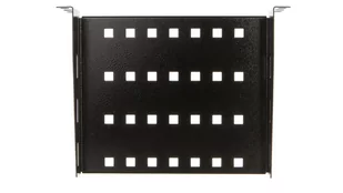Sabaj-System Półka stała do szaf rack 10" 1Ux190mm RAL9005 czarna 10-0006C 10-0006C - Akcesoria do szaf serwerowych - miniaturka - grafika 1