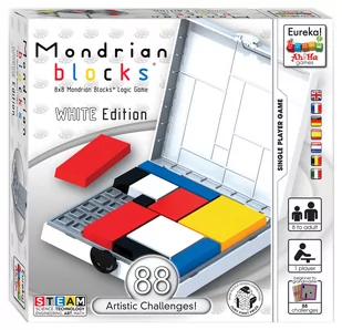 Eureka 3D, gra logiczna Ah!Ha Blok Mondriana, biały - Łamigłówki - miniaturka - grafika 1