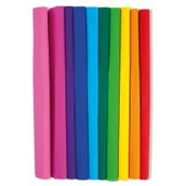 Szkolne artykuły papiernicze - Bibuła marszczona 50x200 mix kolorów - miniaturka - grafika 1