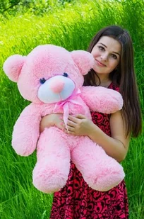 Ogromny Miś przytulanka BARNEY 80 cm PRODUCENT - Maskotki i pluszaki - miniaturka - grafika 1