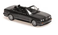Samochody i pojazdy dla dzieci - Bmw M3 Cabriolet (E30) – 1988 – Black Metallic 1:43 Minichamps - miniaturka - grafika 1