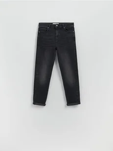 Reserved - Jeansy boyfriend slim - szary - Spodnie damskie - miniaturka - grafika 1