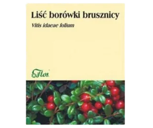 FLOS zioła sypkie BORÓWKA BRUSZNICA LIŚĆ 50g - Zioła - miniaturka - grafika 1