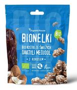 Zdrowa żywność - ORGANIC HOUSE (bionelki, daktyle, kremy PRALINY DAKTYLOWE Z WIÓRKAMI KOKOSOWYMI BEZGLUTENOWE BIO 50 g - ORGANIC HOUSE (BIONELKI) - miniaturka - grafika 1