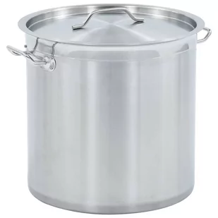 vidaXL Garnek, 33 L, 35 x 35 cm, stal nierdzewna - Garnki - miniaturka - grafika 1