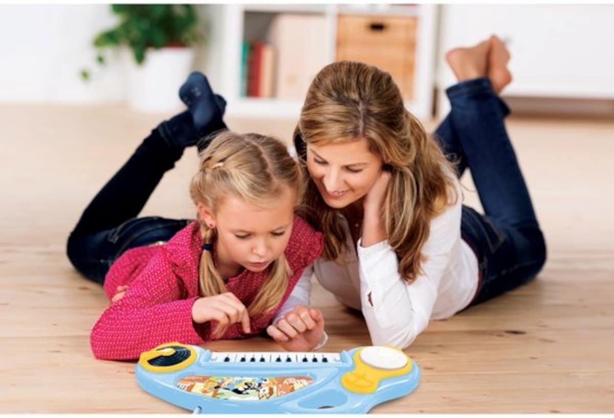 Bluey Fun Electronic Keyboard with Light