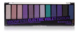 Rimmel MagnifEyes Eye Contouring Palette paleta cieni 008 Electric Violet Edition 14.16g - Tusze do rzęs - miniaturka - grafika 3