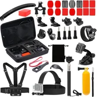 Akcesoria do kamer sportowych - ZESTAW 45W1 AKCESORIA DO GOPRO 9 8 7 6 HERO BLACK - miniaturka - grafika 1