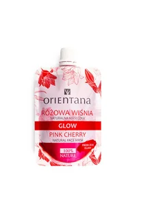 Orientana GLOW Maseczka naturalna Różowa Wiśnia 30ml - Maseczki do twarzy - miniaturka - grafika 1