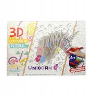 Puzzle - Puzzle 3D jednorożec do pomalowania - miniaturka - grafika 1