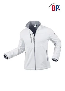 BP 1696-571-21-XS męska kurtka softshell, stójka, zamek błyskawiczny z przodu, 255,00 g/m² 100% poliester, biała, XS - Kurtki męskie - miniaturka - grafika 1