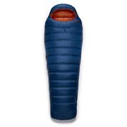 Śpiwory - Rab Rab Ascent 700 Sleeping Bag Regular, niebieski Left Zipper 2022 Śpiwory QSD-37-INK-REG-LZ - miniaturka - grafika 1