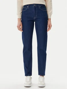 Calvin Klein Jeansy K20K208259 Niebieski Slim Fit - Spodnie damskie - miniaturka - grafika 1