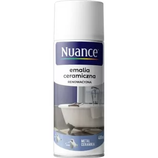 Emalia ceramiczna renowacyjna biały 400 ml Nuance - Farby i lakiery w sprayu - miniaturka - grafika 1