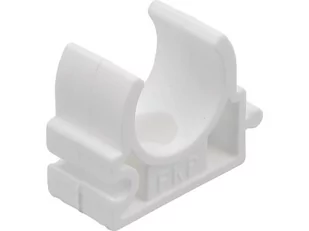 UCHWYTY, KLIPSY MONTAŻOWE, INSTALATORSKIE, OTWARTE DO RUR 20MM 4SZT. - Akcesoria hydrauliczne - miniaturka - grafika 3