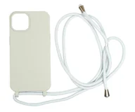 Etui i futerały do telefonów - Mobile Origin Lanyard Case do iPhone 14 light grey - miniaturka - grafika 1