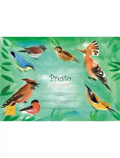 Zeszyt nutowy PRESTO - Książki o muzyce - miniaturka - grafika 1