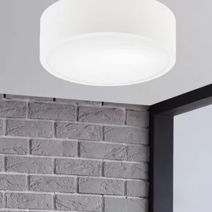 Lampa sufitowa Kimban z metalu, Ø 26 cm, biała - Lampy sufitowe - miniaturka - grafika 1