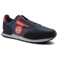 Sneakersy damskie - Big Star Sneakersy HH174252 Granatowy - miniaturka - grafika 1