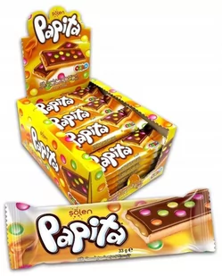 Tim Solen Papita karmelowy baton 33g x 24 sztuk - Batoniki - miniaturka - grafika 1