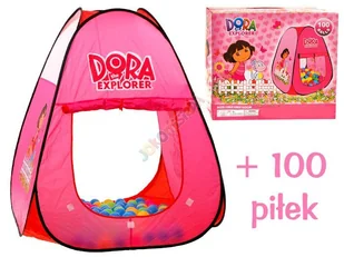 JKM ZA1298 Dora Kolorowy NAMIOT OGRODOWY + 100 kulek - Namioty i tipi dla dzieci - miniaturka - grafika 1