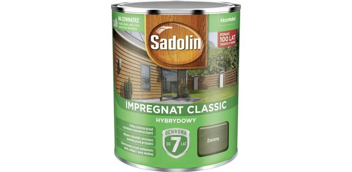 Sadolin Impregnat do drewna Hybrydowy zielony 0 75 l 5330238