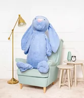 Maskotki i pluszaki - DUŻY MIŚ PLUSZOWY KRÓLIK FIGO PRZYTULANKA MASKOTKA 160cm NIEBIESKI - miniaturka - grafika 1