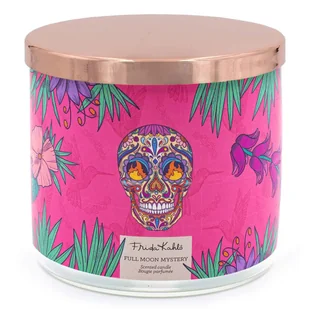 Świeca zapachowa w szkle 3 knoty Frida Kahlo 400 g - Full Moon Mystery - Świece - miniaturka - grafika 1